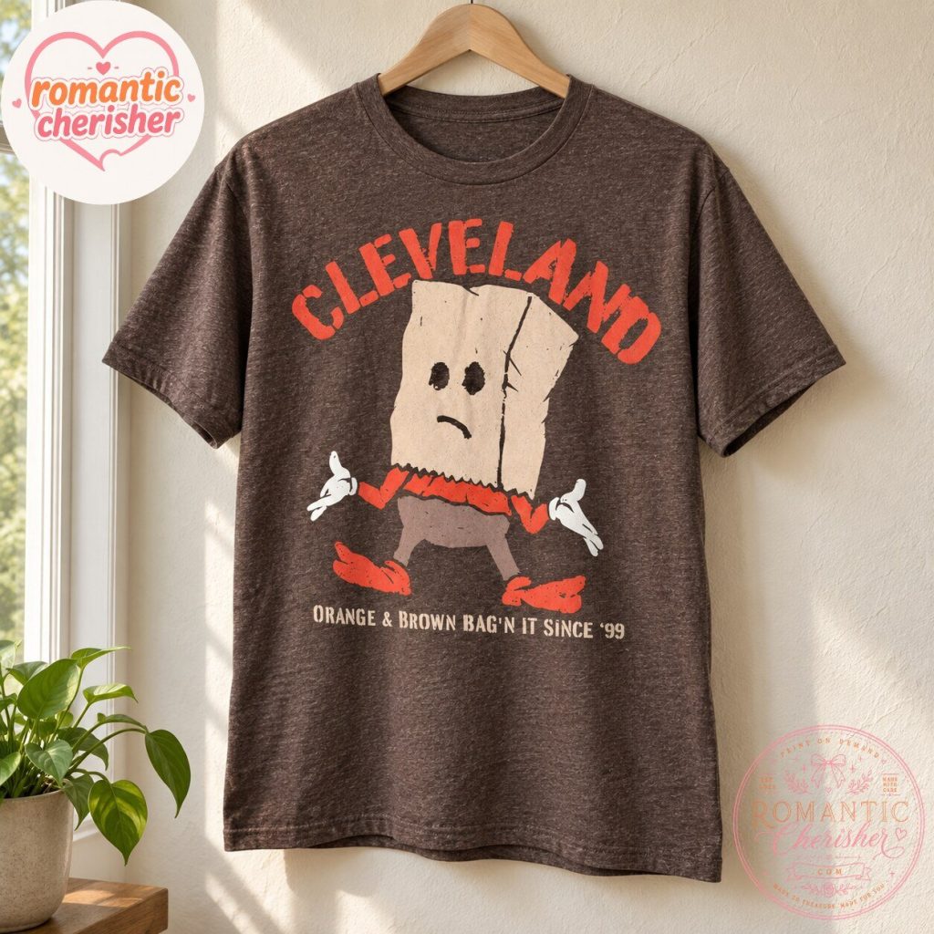 Cleveland Browns Paper Bag Fan T-Shirt Cleveland Browns Paper Bag Fan T-Shirt