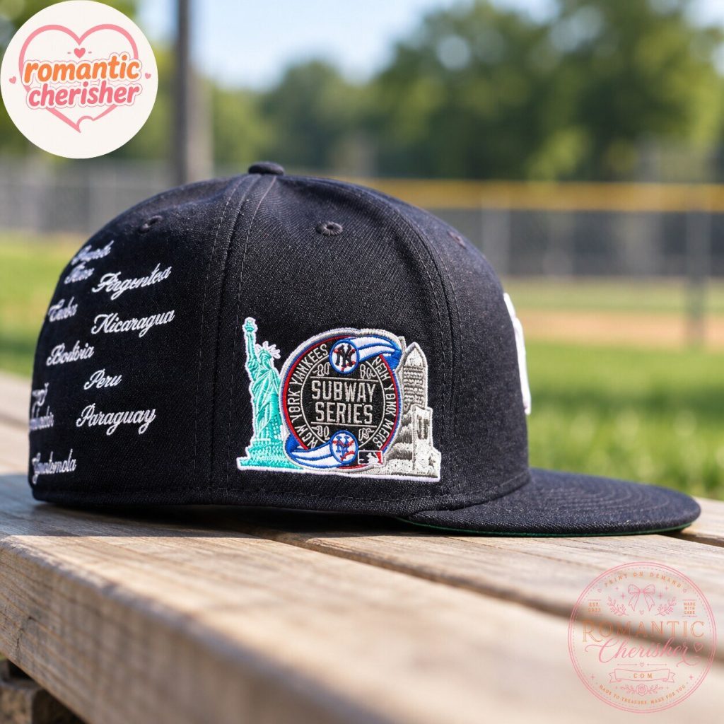 New York Yankees x New York Mets Subway Series Black Fitted Hat New York Yankees x New York Mets Subway Series Black Fitted Hat