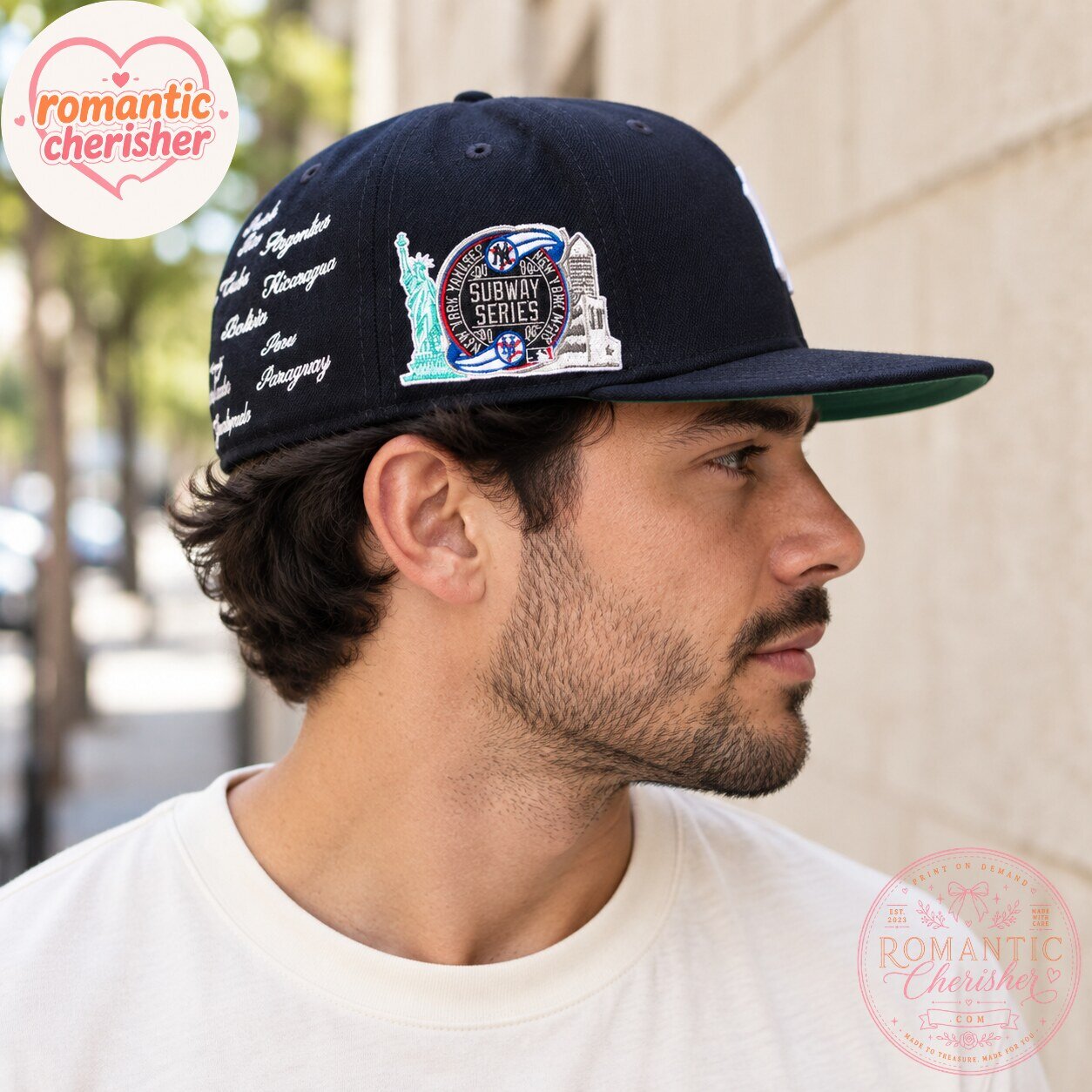 New York Yankees x New York Mets Subway Series Black Fitted Hat 5 New York Yankees x New York Mets Subway Series Black Fitted Hat