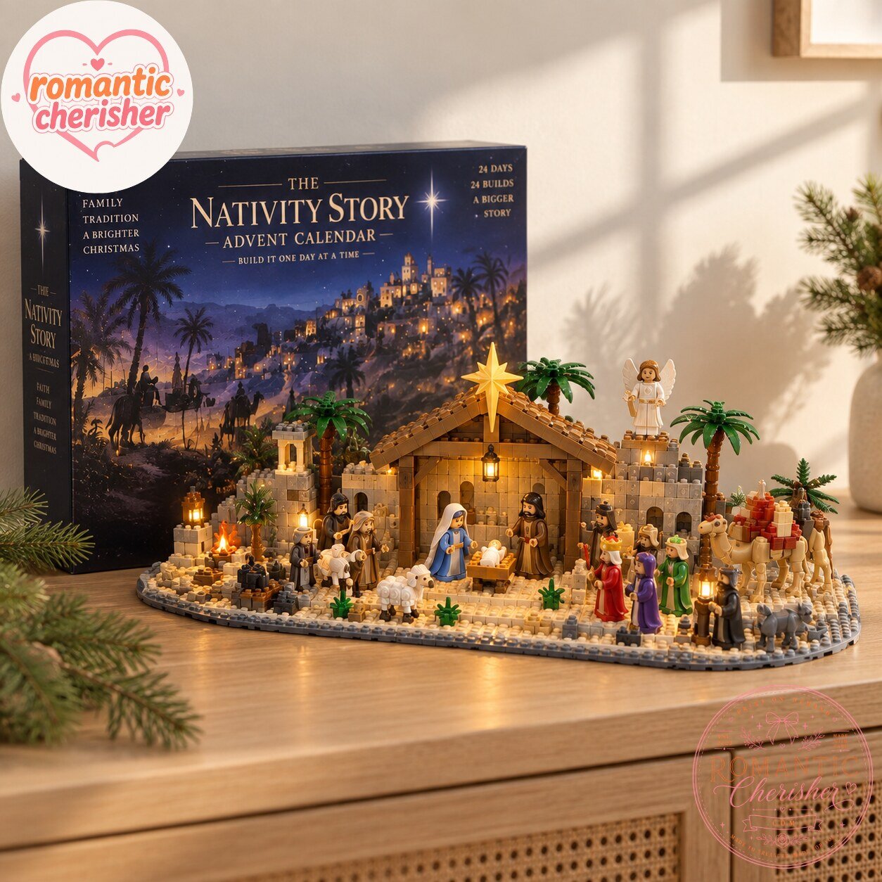 24 Days Nativity Building Block Advent Calendar