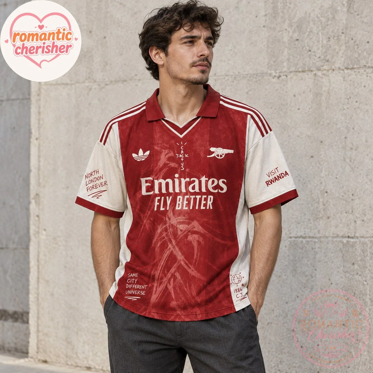 Arsenal Adidas Emirates Fly Better Home Soccer Jersey 5 Arsenal Adidas Emirates Fly Better Home Soccer Jersey