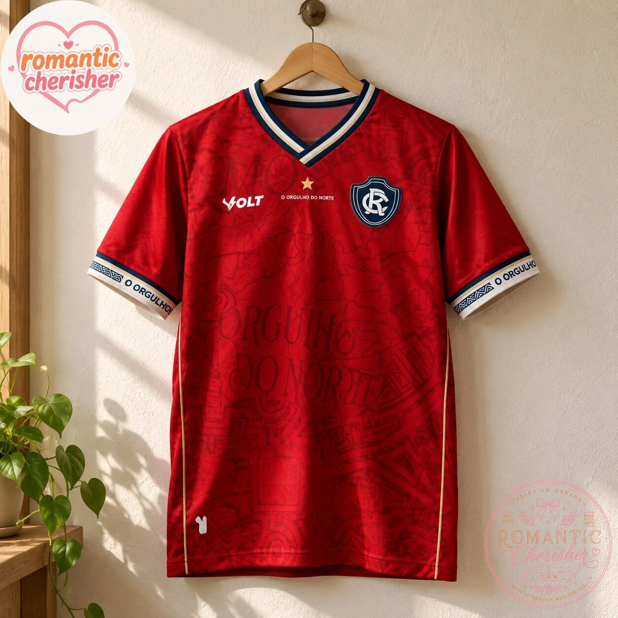 Clube Do Remo O Orgulho Do Norte Red Soccer Jersey
