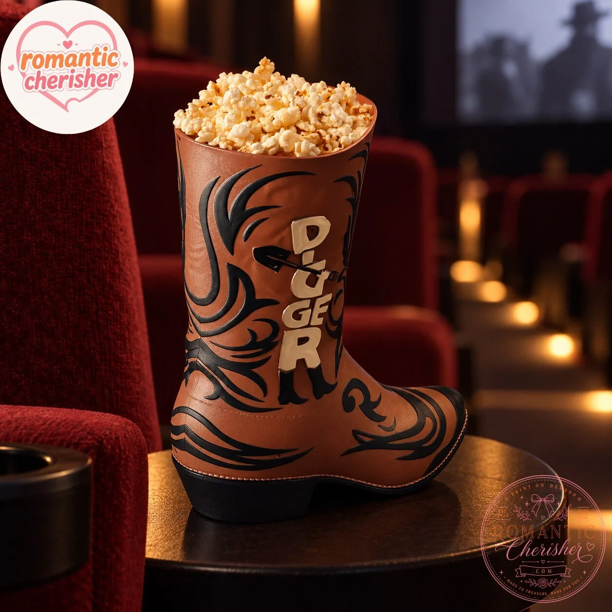 The Digger Boot Movie Night Popcorn Bucket 5 The Digger Boot Movie Night Popcorn Bucket