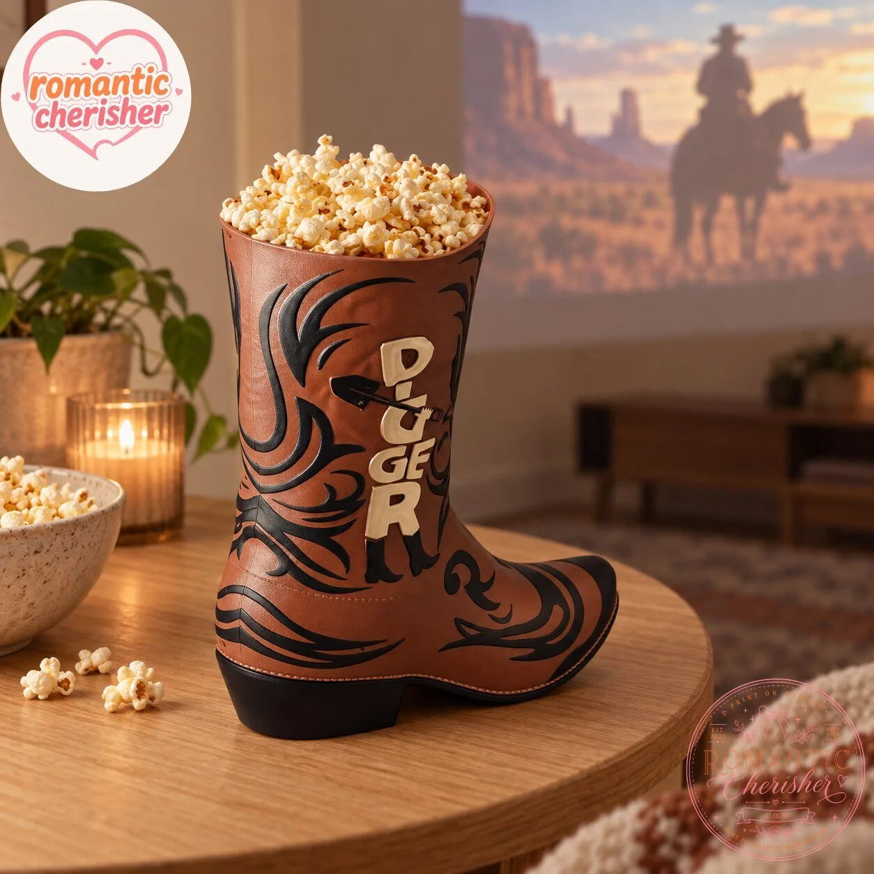 The Digger Boot Movie Night Popcorn Bucket 6 The Digger Boot Movie Night Popcorn Bucket