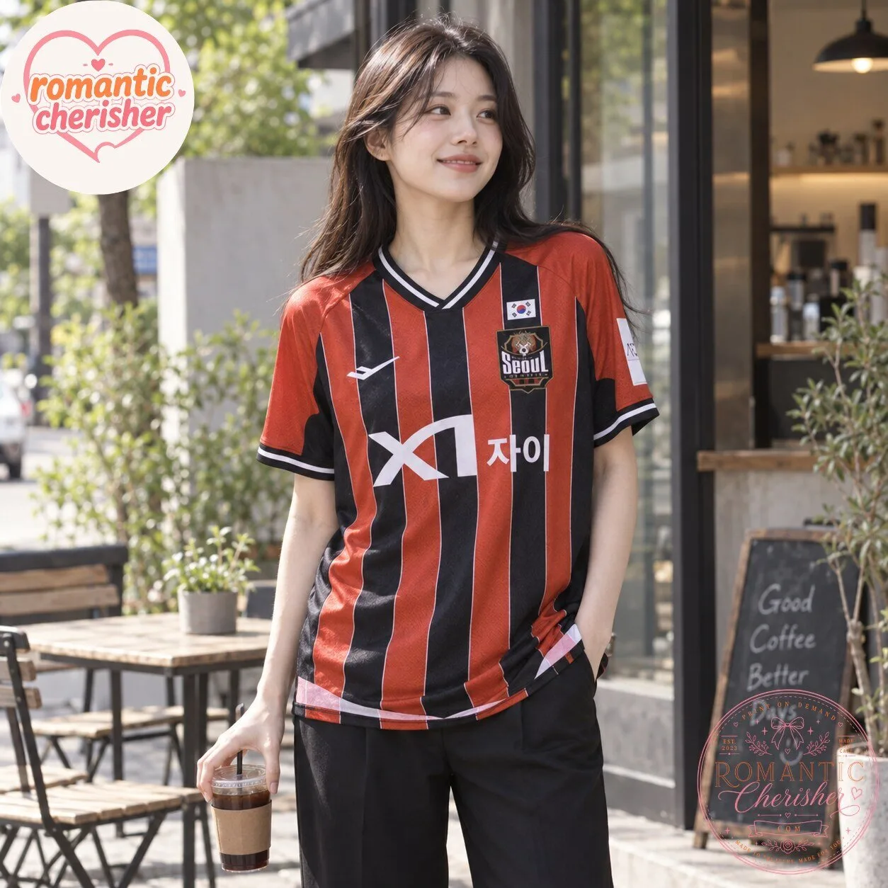 2026 FC Seoul Red Black Home Soccer Jersey 5 2026 FC Seoul Red Black Home Soccer Jersey