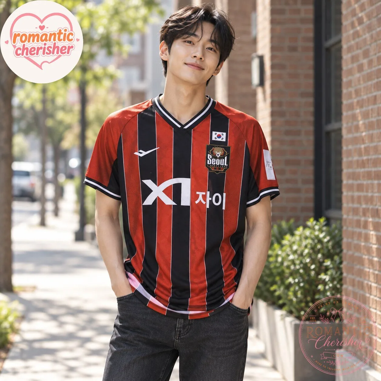 2026 FC Seoul Red Black Home Soccer Jersey 7 2026 FC Seoul Red Black Home Soccer Jersey