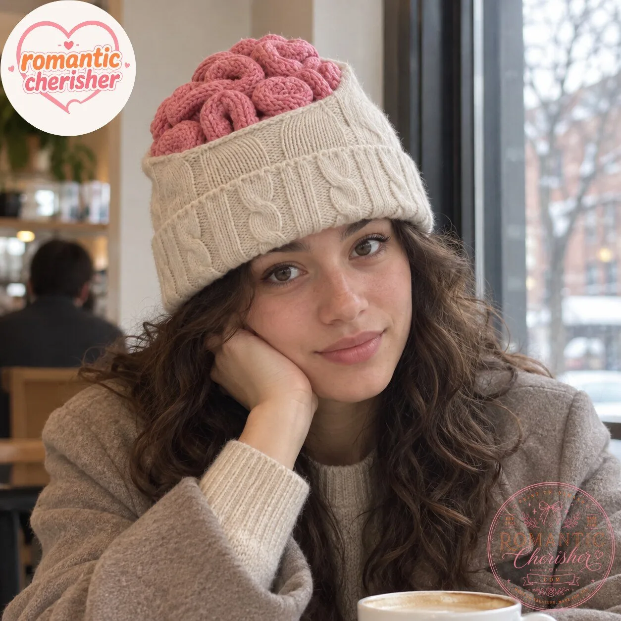 Exposed Brain Knit Beanie Hat 5 Exposed Brain Knit Beanie Hat