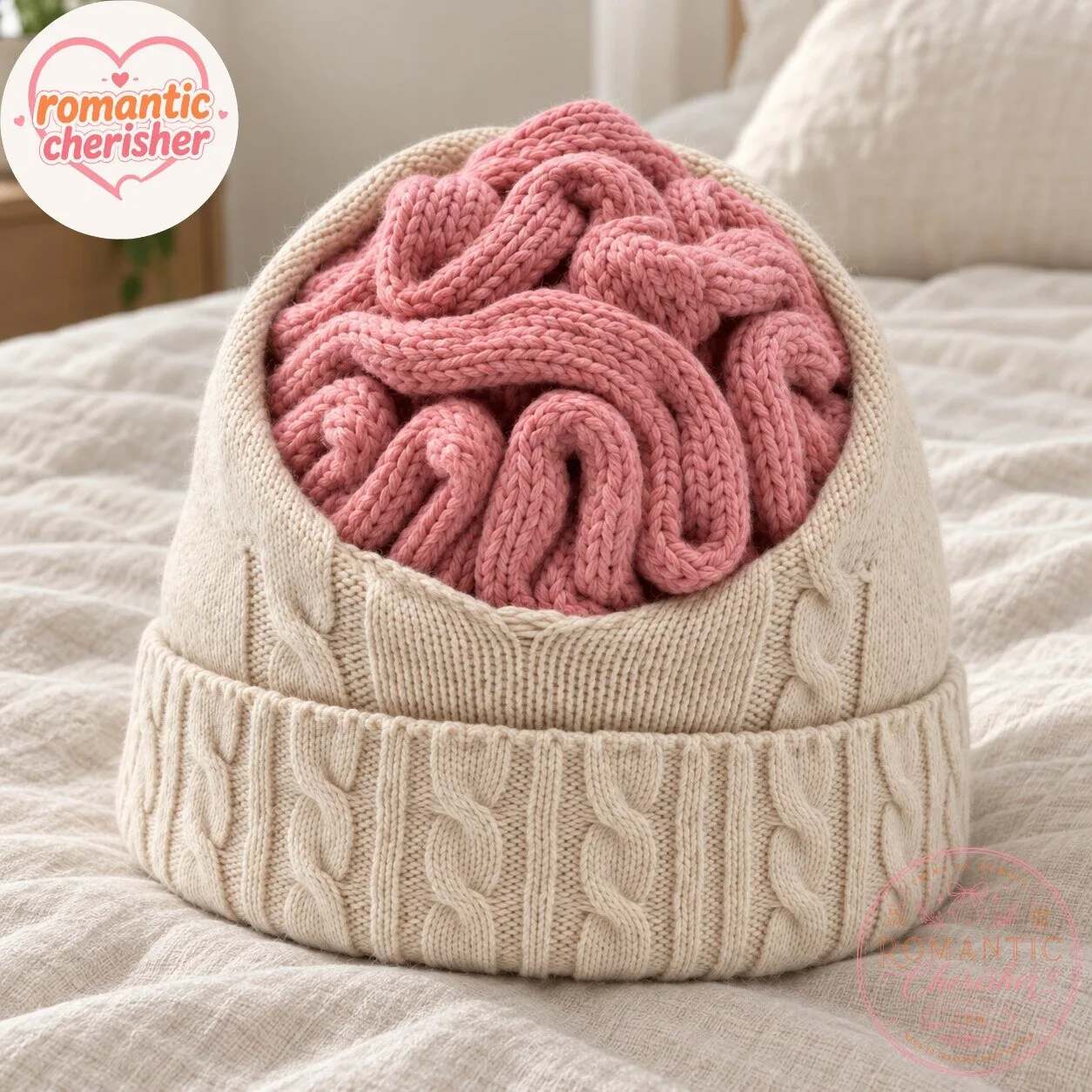 Exposed Brain Knit Beanie Hat 6 Exposed Brain Knit Beanie Hat