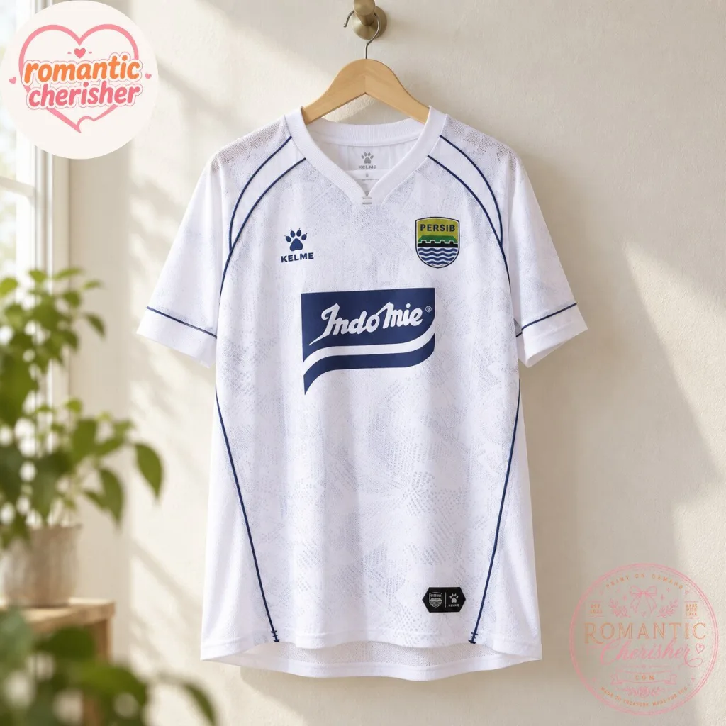 Persib Bandung Kelme White Away Soccer Jersey 2026 Persib Bandung Kelme White Away Soccer Jersey 2026