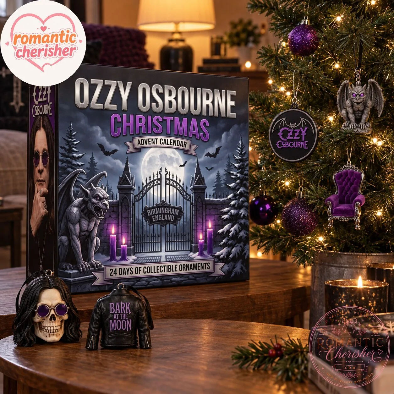 Ozzy Osbourne Christmas Advent Calendar 24 Days Of Collectible Ornaments
