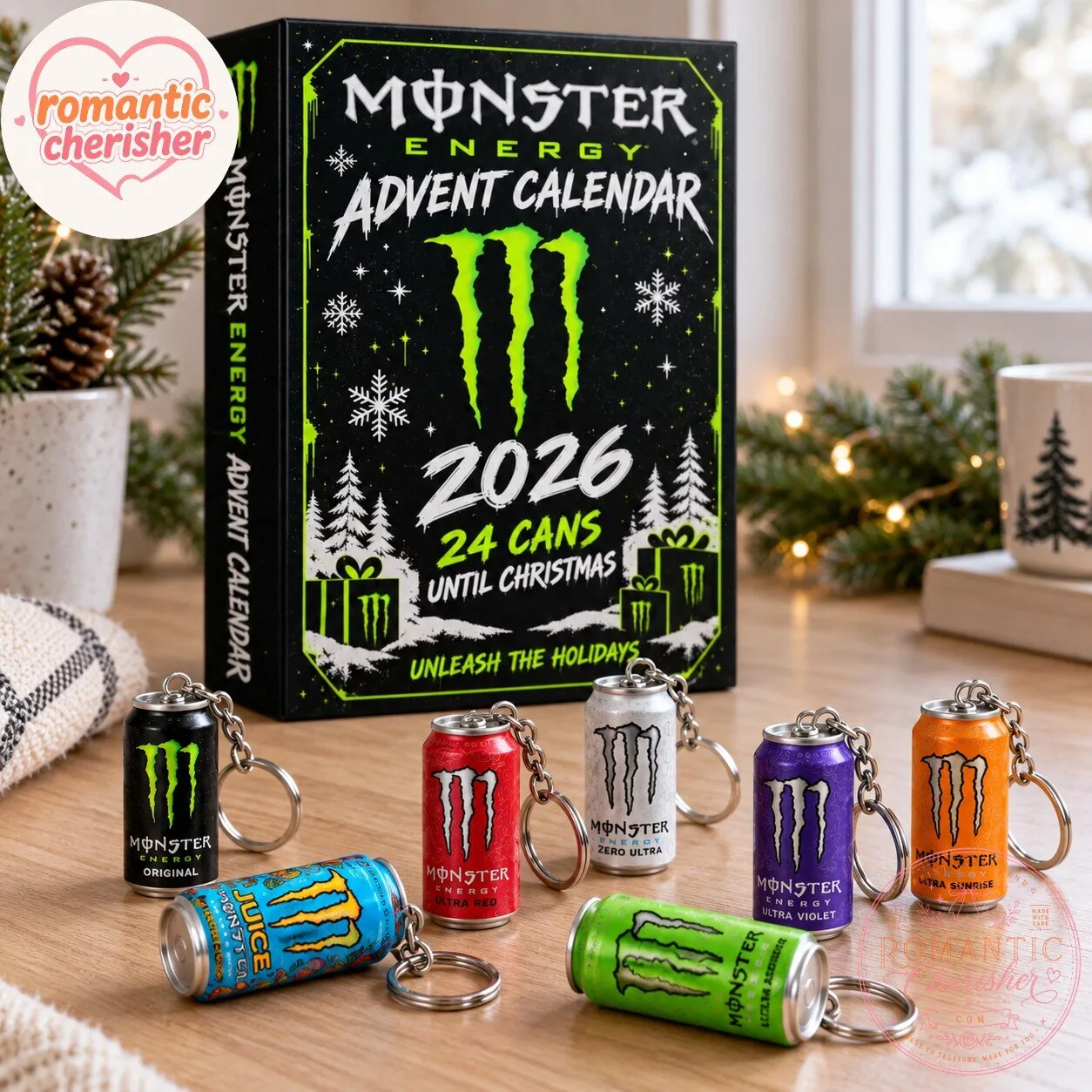 Monster Energy Advent Calendar 2026 24 Cans Until Christmas
