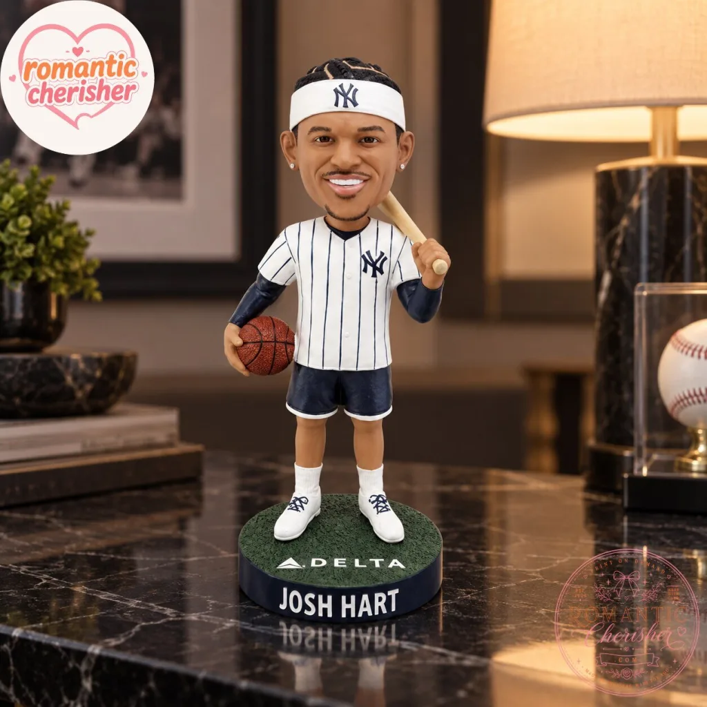 "Top Sports Collectibles: Bobbleheads, Jerseys, and Clear Tote Bags" 25 New York Yankees Josh Hart Bobblehead Figure