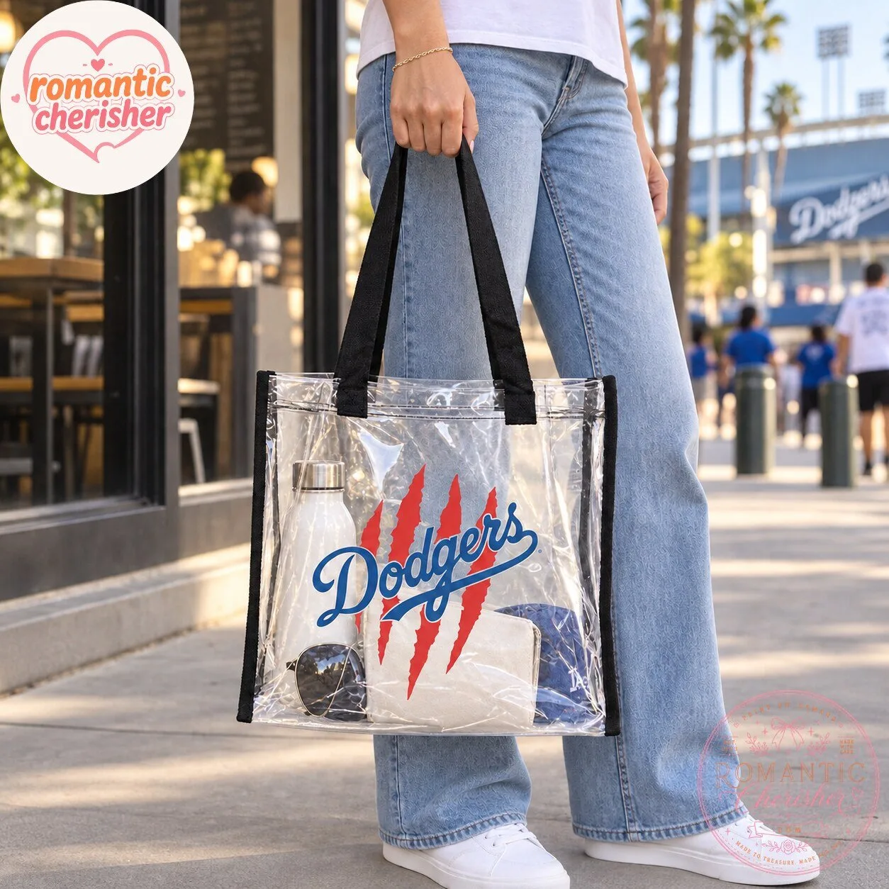 Los Angeles Dodgers Clear Tote Bag 5 Los Angeles Dodgers Clear Tote Bag