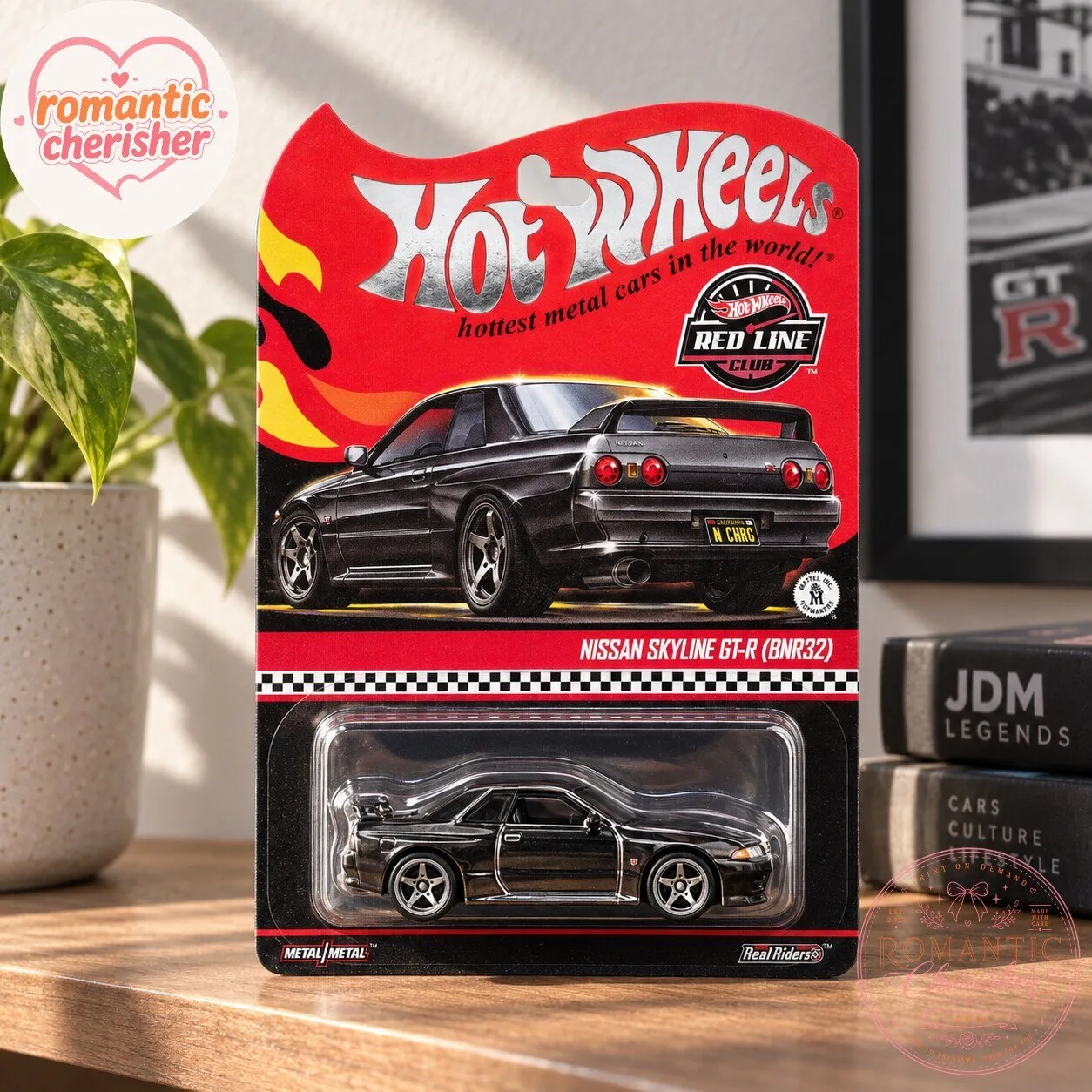 Hot Wheels Exclusive Nissan Skyline GT-R BNR32 Die-Cast Car 6 Hot Wheels Exclusive Nissan Skyline GT-R BNR32 Die-Cast Car