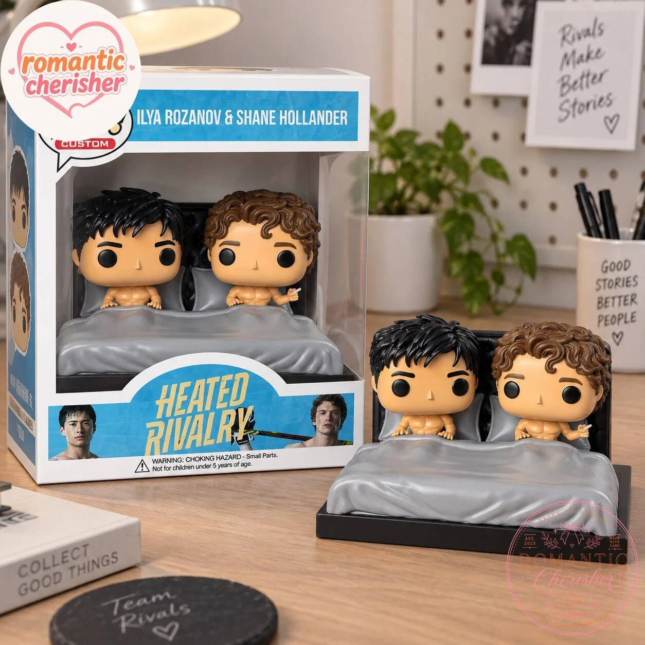 Ilya Rozanov And Shane Hollander Heated Rivalry Custom Funko Pop Figure Set 6 Ilya Rozanov And Shane Hollander Heated Rivalry Custom Funko Pop Figure Set