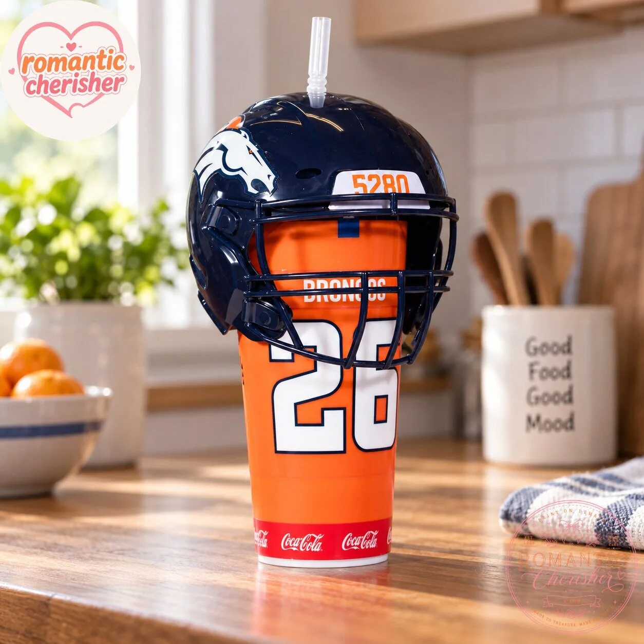 Denver Broncos Football Helmet Tumbler Cup 6 Denver Broncos Football Helmet Tumbler Cup
