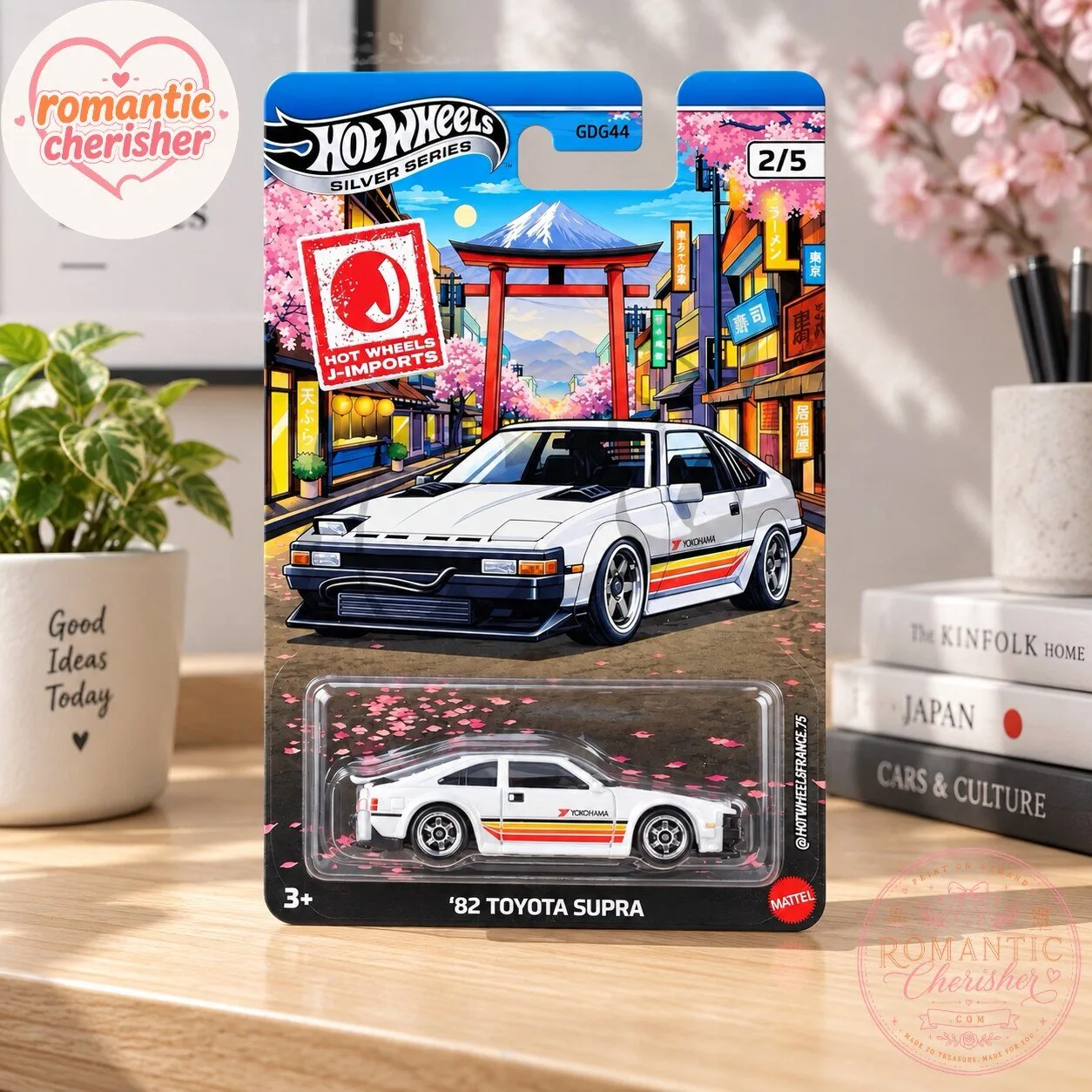 Hot Wheels Silver Series J-Imports 1982 Toyota Supra Die-Cast Car 6 Hot Wheels Silver Series J-Imports 1982 Toyota Supra Die-Cast Car