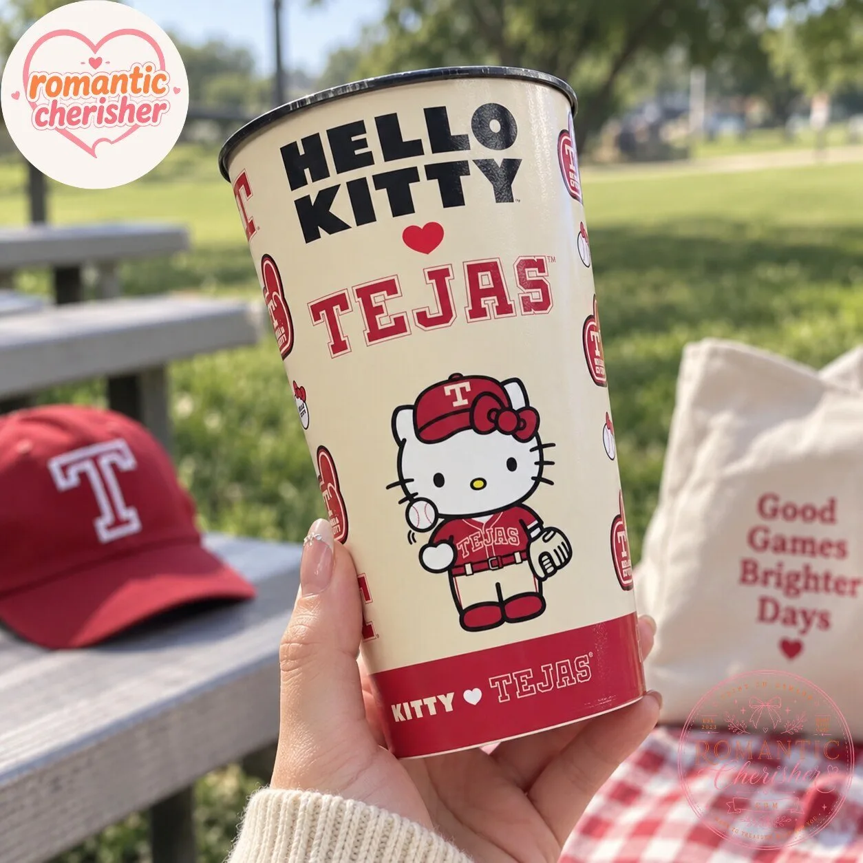 Hello Kitty Texas Rangers Tejas Souvenir Cup 5 Hello Kitty Texas Rangers Tejas Souvenir Cup