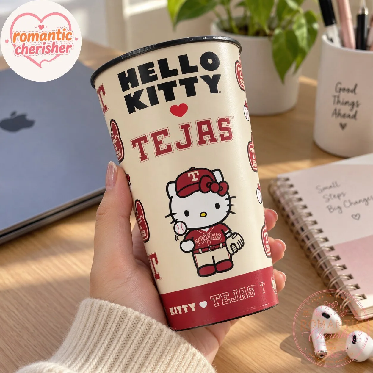 Hello Kitty Texas Rangers Tejas Souvenir Cup 6 Hello Kitty Texas Rangers Tejas Souvenir Cup