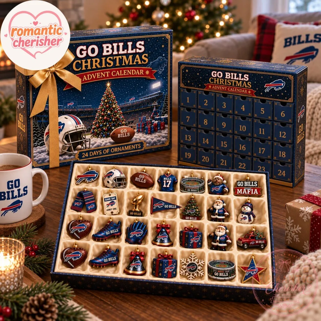 "Celebrate Christmas with a Buffalo Bills 24-Day Advent Calendar" 4 Buffalo Bills 24-Day Christmas Advent Calendar