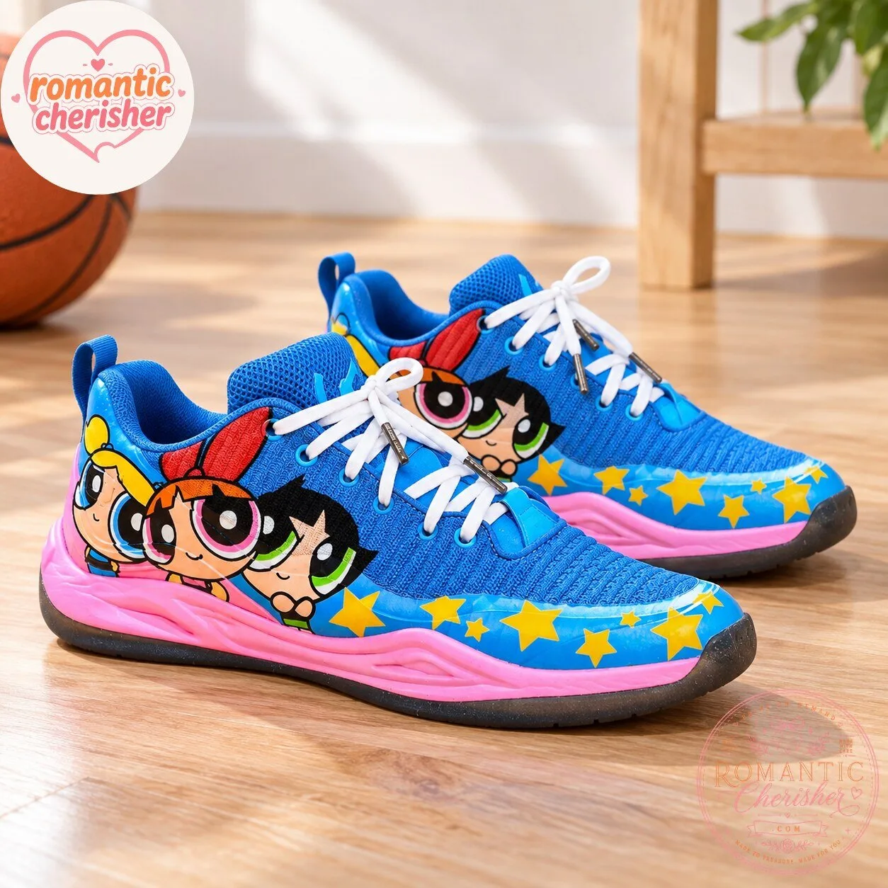 The Powerpuff Girls Custom Q4 Basketball Shoes 6 The Powerpuff Girls Custom Q4 Basketball Shoes