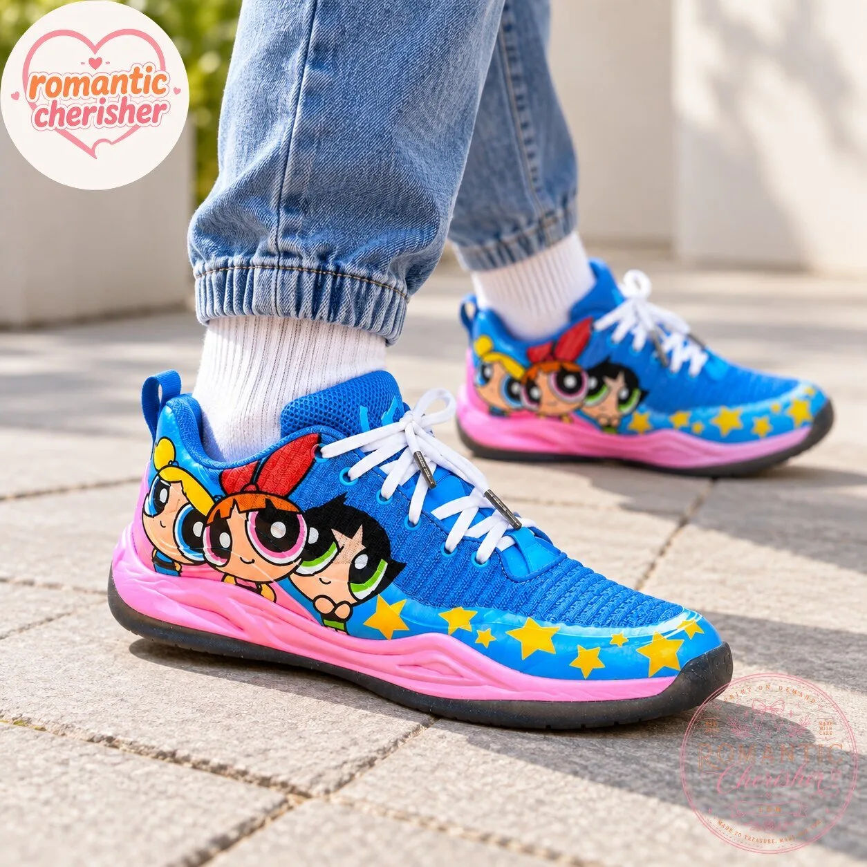 The Powerpuff Girls Custom Q4 Basketball Shoes 7 The Powerpuff Girls Custom Q4 Basketball Shoes