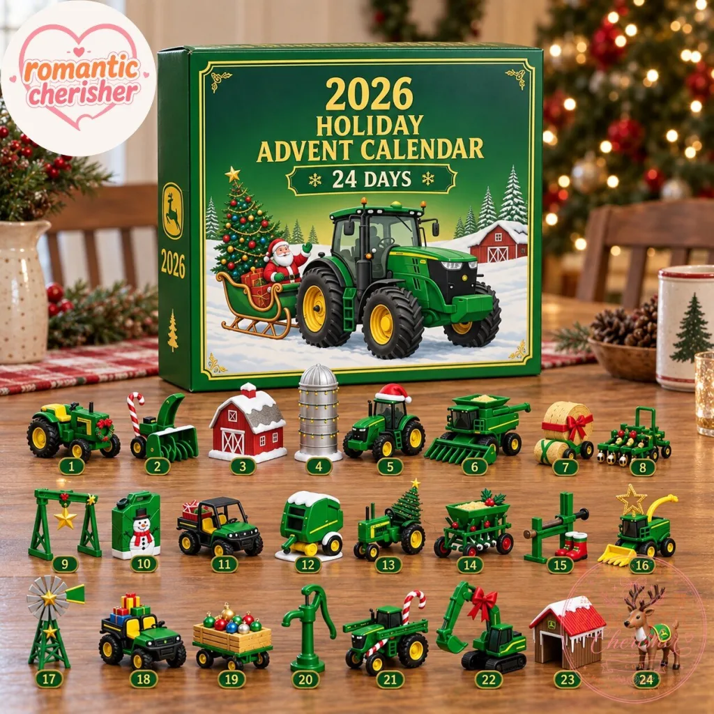 "Discover Joy with John Deere's 24-Day Farm Toy Advent Calendar" 18 John Deere 24-Day Farm Toy Advent Calendar