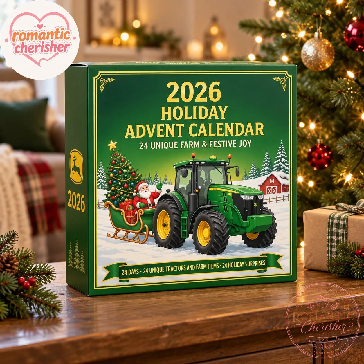 John Deere 24-Day Farm Toy Advent Calendar 5 John Deere 24-Day Farm Toy Advent Calendar