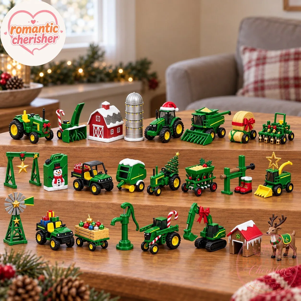 John Deere 24-Day Farm Toy Advent Calendar 6 John Deere 24-Day Farm Toy Advent Calendar