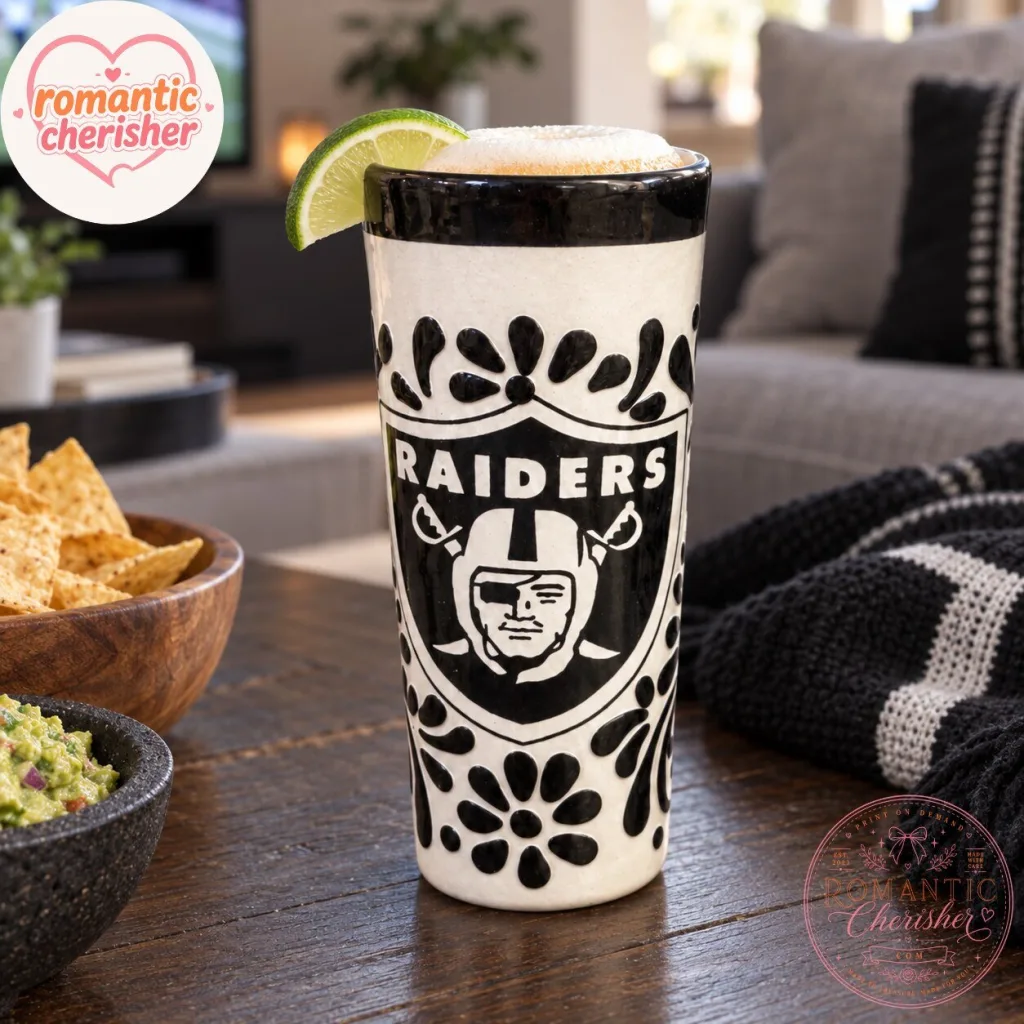"Top Collectibles: Raiders Cup, Halloween Funko, Lakers Bobbleheads, Braves Tee" 8 Las Vegas Raiders Sugar Skull Tumbler Cup