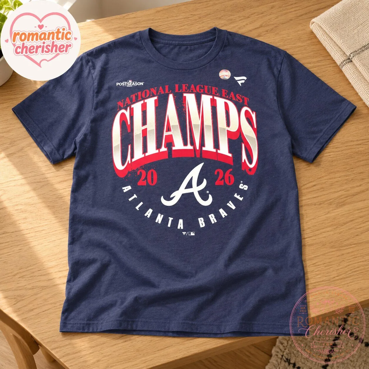 Atlanta Braves 2026 National League East Champs T-Shirt