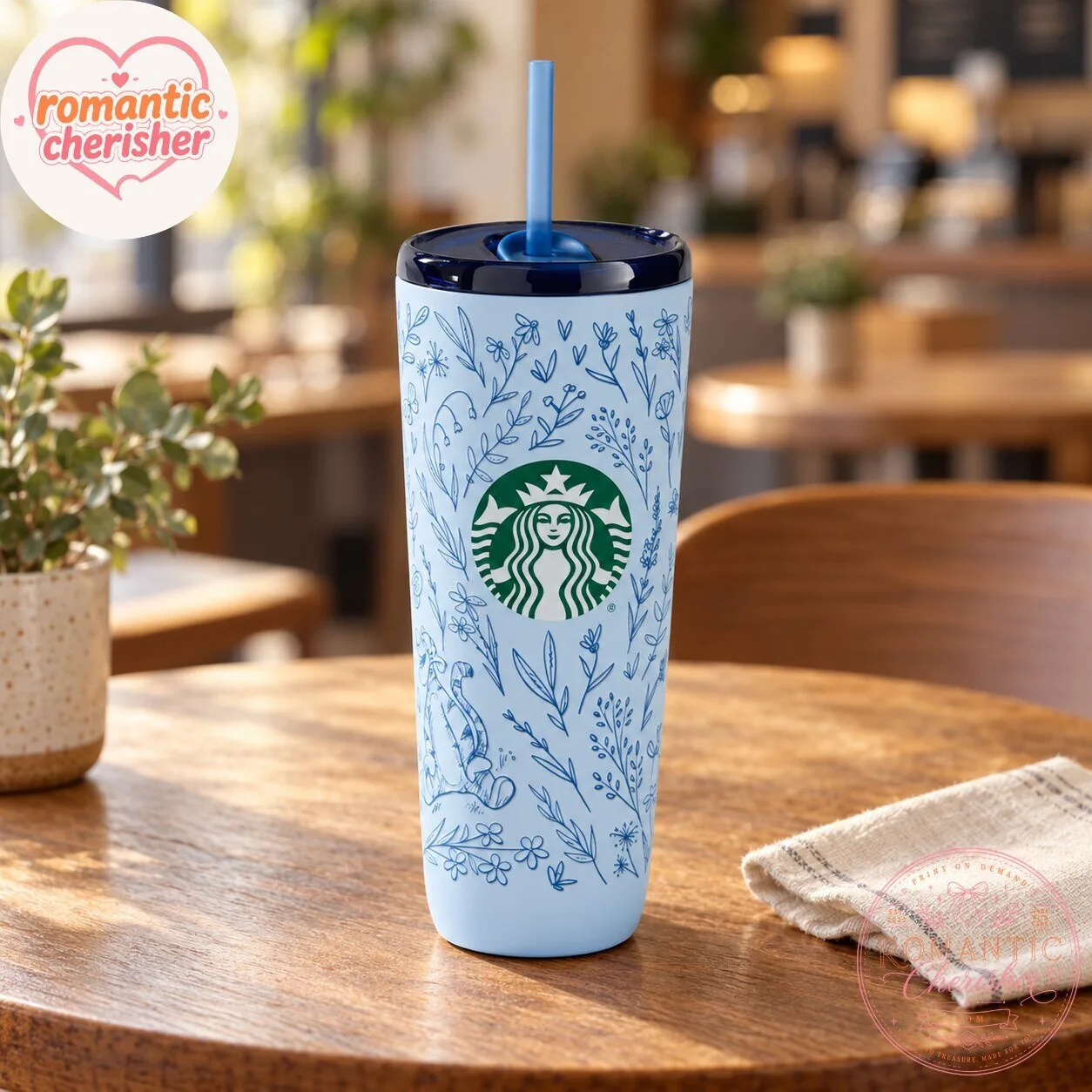 Winnie The Pooh Starbucks Stainless Steel Tumbler