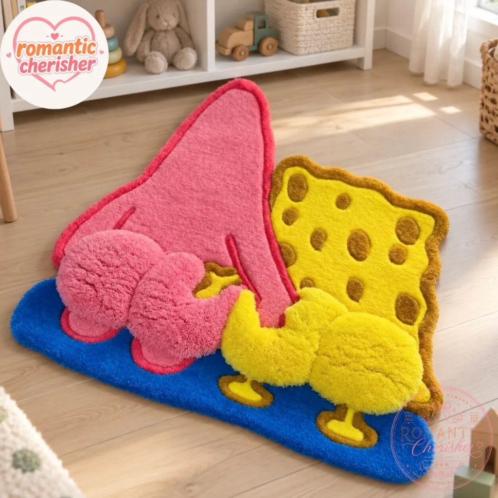 SpongeBob SquarePants and Patrick Plush Rug