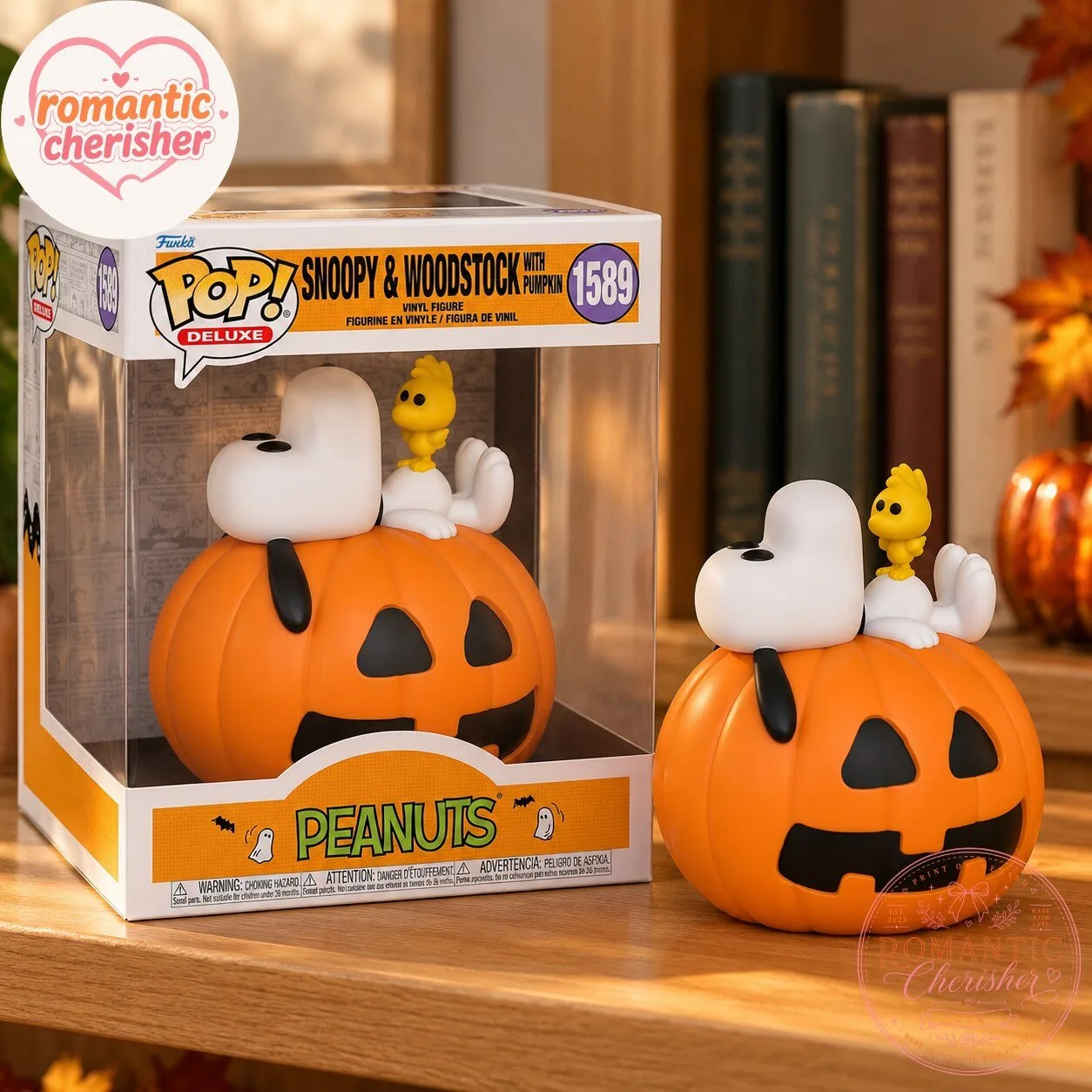 Peanuts Snoopy and Woodstock Halloween Funko Pop