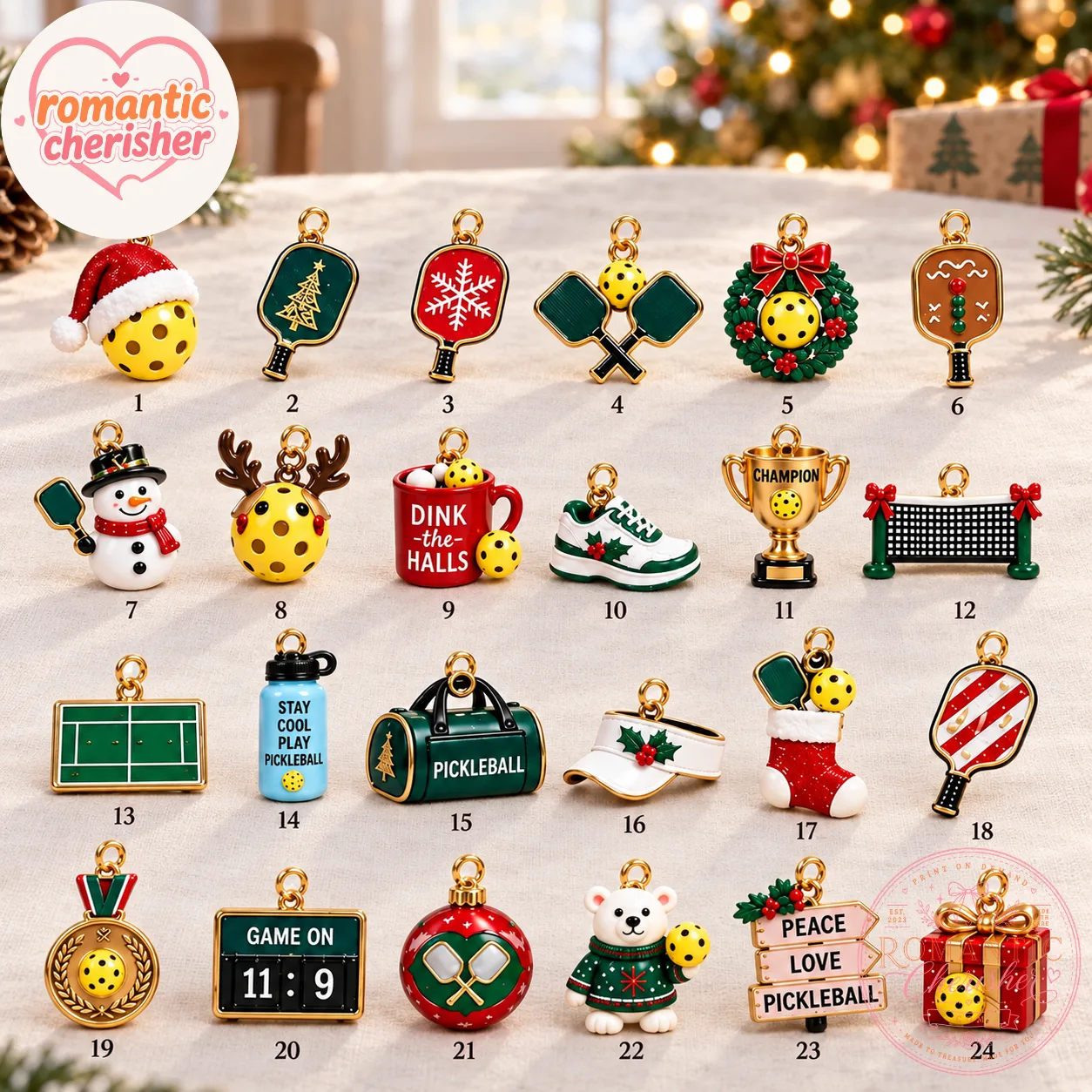 4 Pickleball 24 Days Christmas Advent Calendar — image 2
